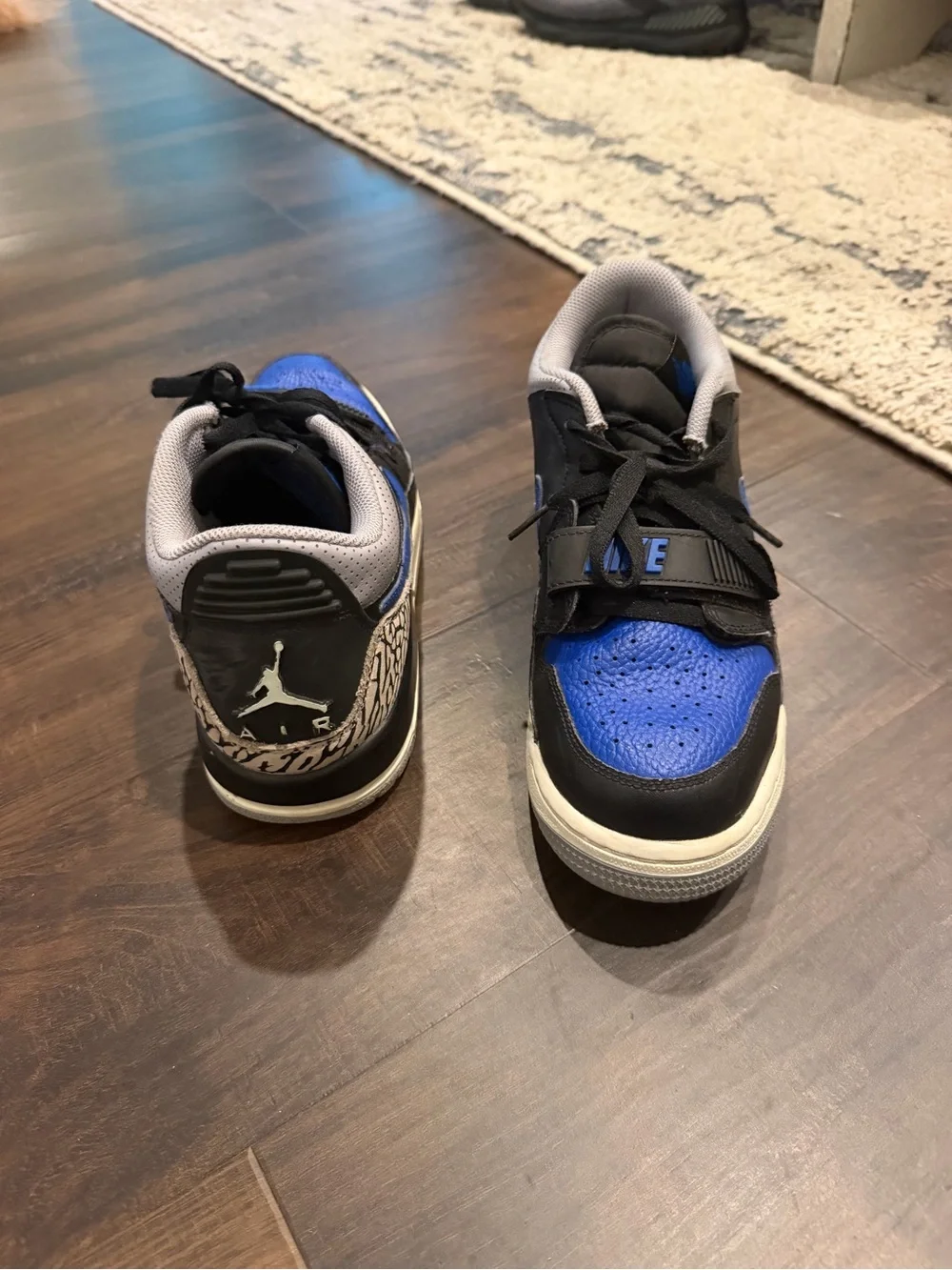 Jordan Legacy 312 Low Game Royal Black Blue CD9054-041 Men’s Size 7